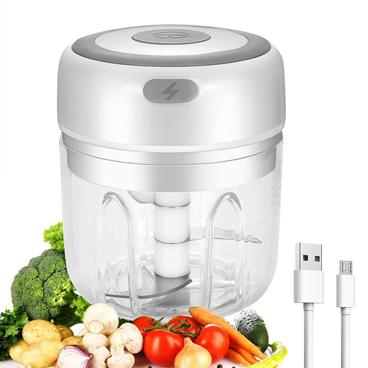 Automatic Mini Electric Food Chopper Portable Food Processor- USB Charging